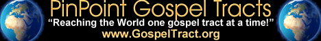 PinPoint Gospel Tracts: Reaching the world one gospel tract at a time! www.GospelTract.org